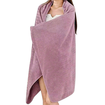 Koralinis fliso rankšluostis voniai, paprastas audimas, 200–300 g, didelis sugeriamumas