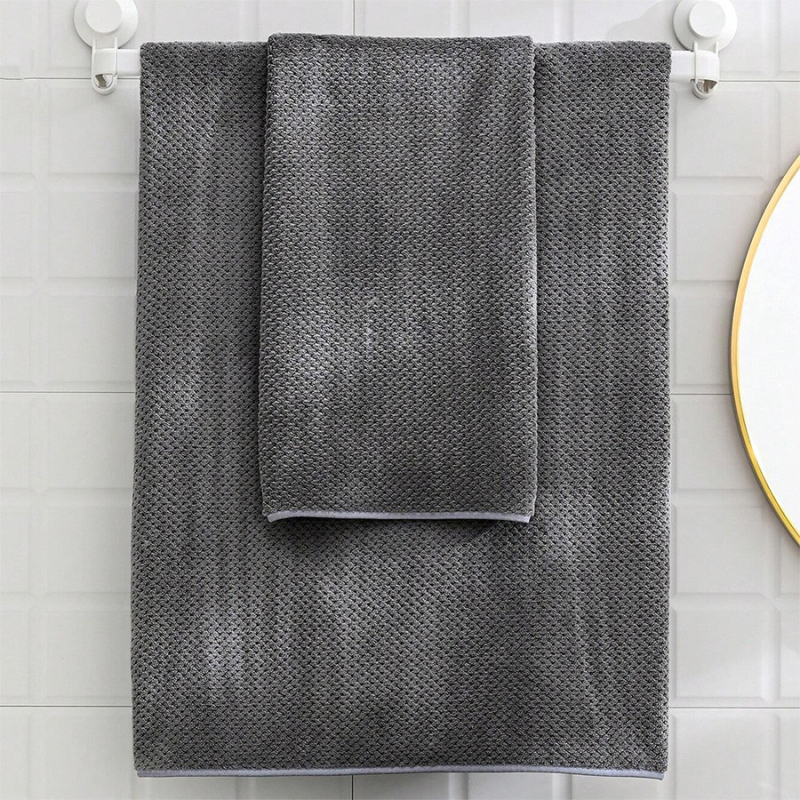 Koralinis fliso rankšluostis voniai, paprastas audimas, 200–300 g, didelis sugeriamumas