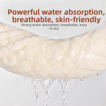 Koralinio fliso rankšluostis su džakardo apdaila, 150D, svoris 200–300 g, namų naudojimui