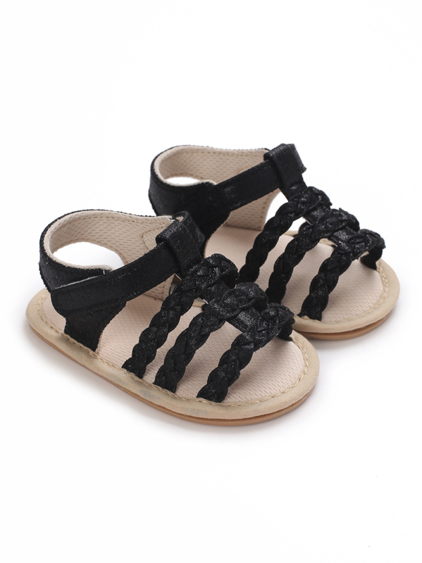 Ljetne sandale za djevojčice od 0 do 1 godine, prozračne, s protukliznom gumom i Velcro zatvaranjem.