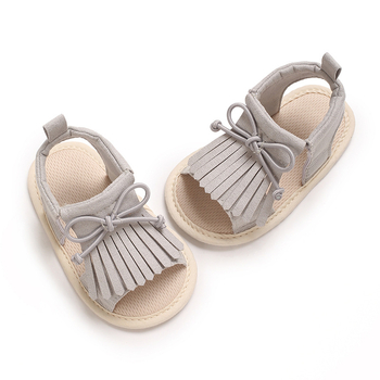 Sandale za djevojčice 6–12 mjeseci, resice, mekana potplata, ljetne dječje cipele (Potplat: EVA; Gornji dio: Platno; Uložak: Tekstil; Unutrašnjost: Tekstil)