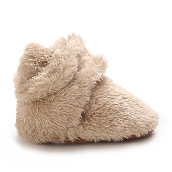 Βρεφικά παπούτσια για 12–36 μήνες, άνω μέρος από βαμβακερό ύφασμα, ψηλό ύφος, διατηρούν τη ζεστασιά