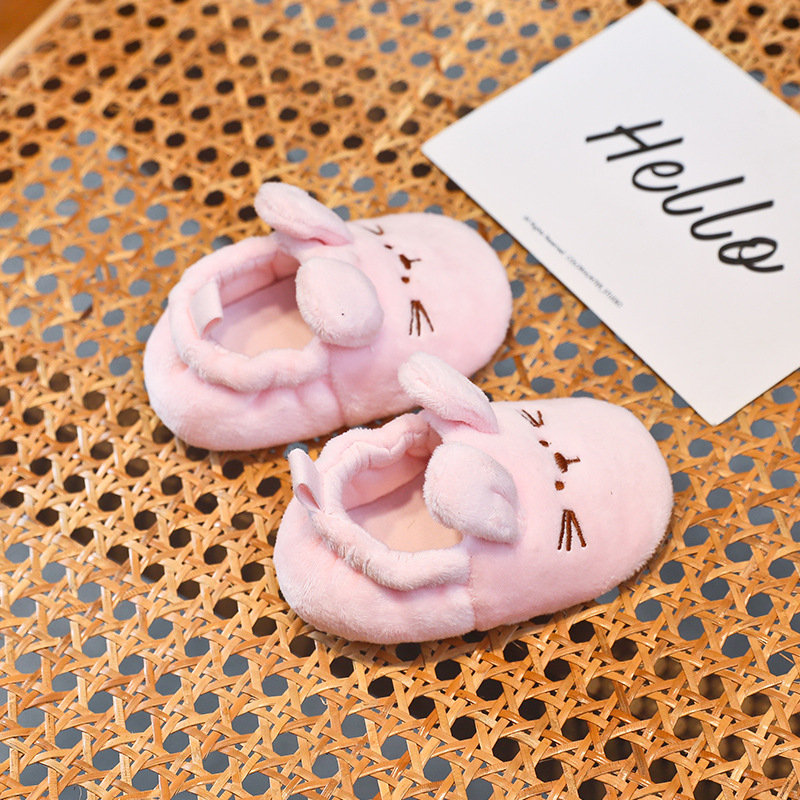 Pantofi de mers pentru copii cu partea superioară din bumbac, model animal, respirabili, pentru 12–36 de luni, încălțăminte casual