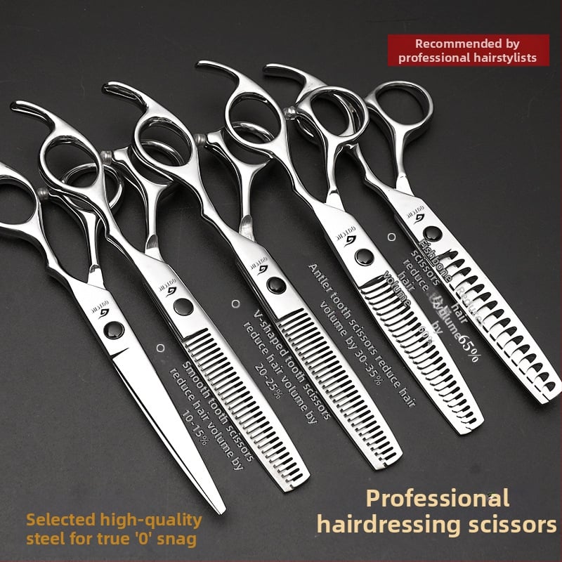 Ножици за подстригване, Fanru, дебелина 7, с лицензирана частна марка