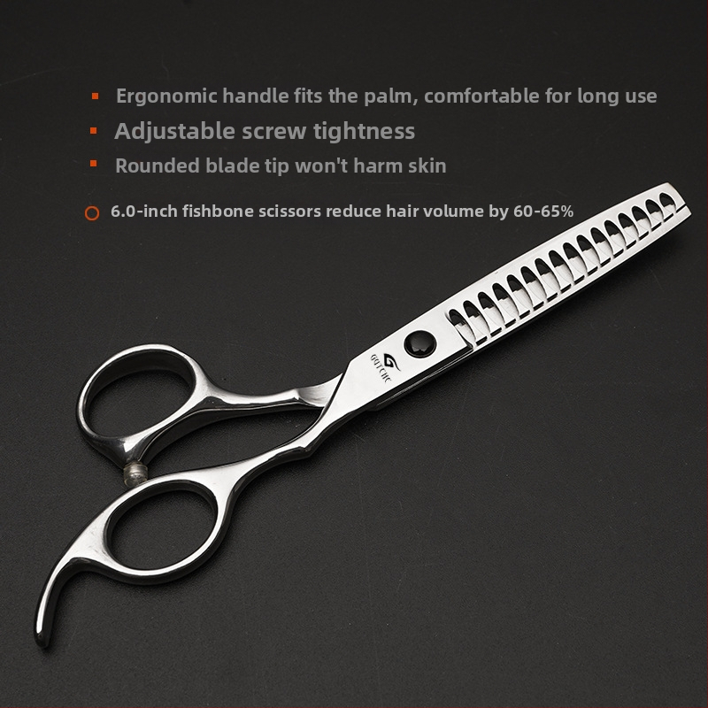 Ножици за подстригване, Fanru, дебелина 7, с лицензирана частна марка