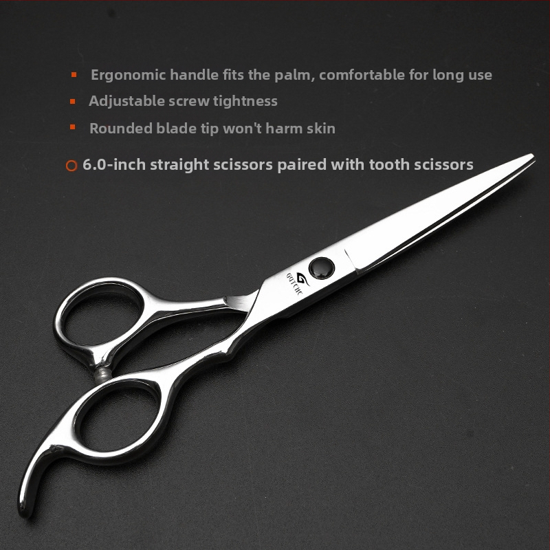 Ножици за подстригване, Fanru, дебелина 7, с лицензирана частна марка