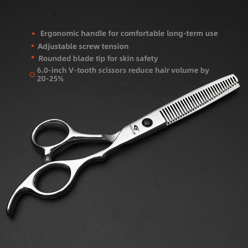 Ножици за подстригване, Fanru, дебелина 7, с лицензирана частна марка