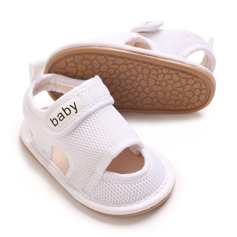 Ljetne cipele za bebe i malu djecu, mekana potplata, prozračni pamuk gornji dio, Velcro kopča