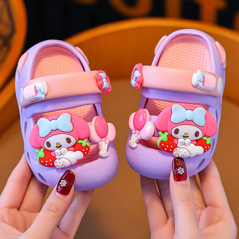 Bērnu EVA sandales Cartoon Paradise – neslīdošas iekšējās sandales vecumā no 4 līdz 12 gadiem, vasara 2024