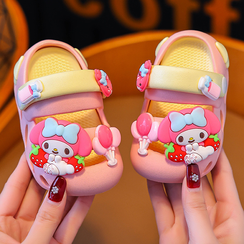 Bērnu EVA sandales Cartoon Paradise – neslīdošas iekšējās sandales vecumā no 4 līdz 12 gadiem, vasara 2024