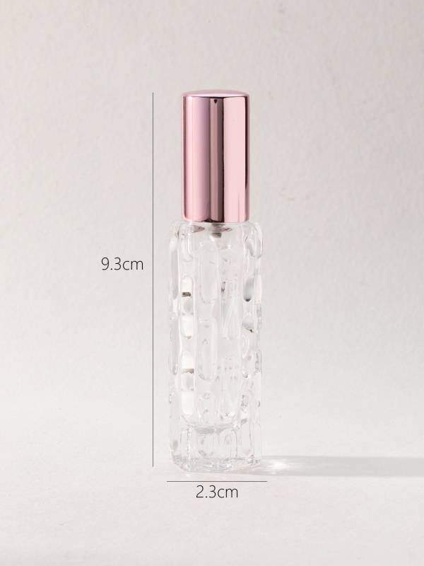 Staklena bočica parfema za nadopunu s raspršivačem, prešeno staklo, prijenosna prazna bočica za uzorke, Sea Forest marka, kartonsko pakiranje