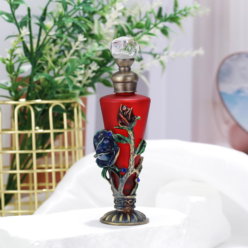 Bočica parfema u Dubai stilu za salone ljepote, staklo, elektroplating, dugi oblik, porijeklo Kina, licencirane privatne marke