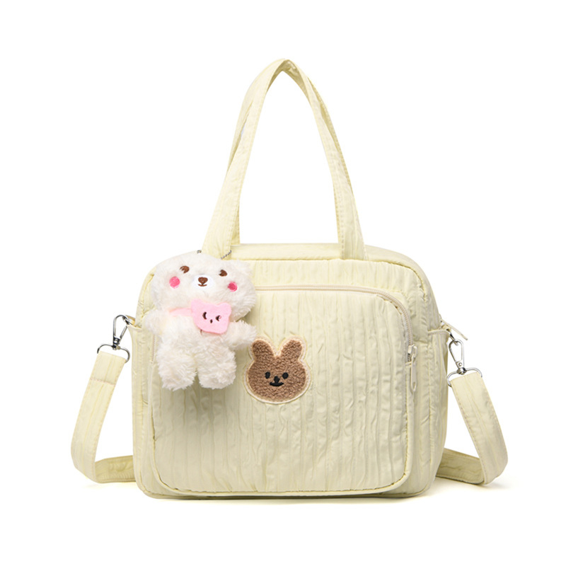 Vízálló anyuka-baba táska, nagy kapacitású, többfunkciós, váll- vagy crossbody-stílusú