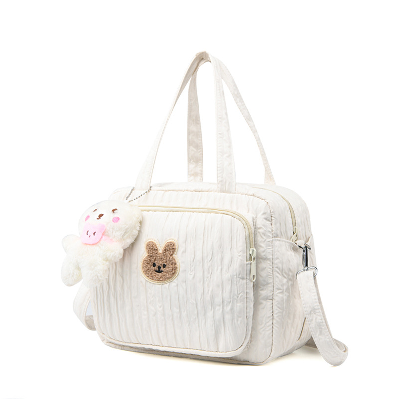 Vízálló anyuka-baba táska, nagy kapacitású, többfunkciós, váll- vagy crossbody-stílusú