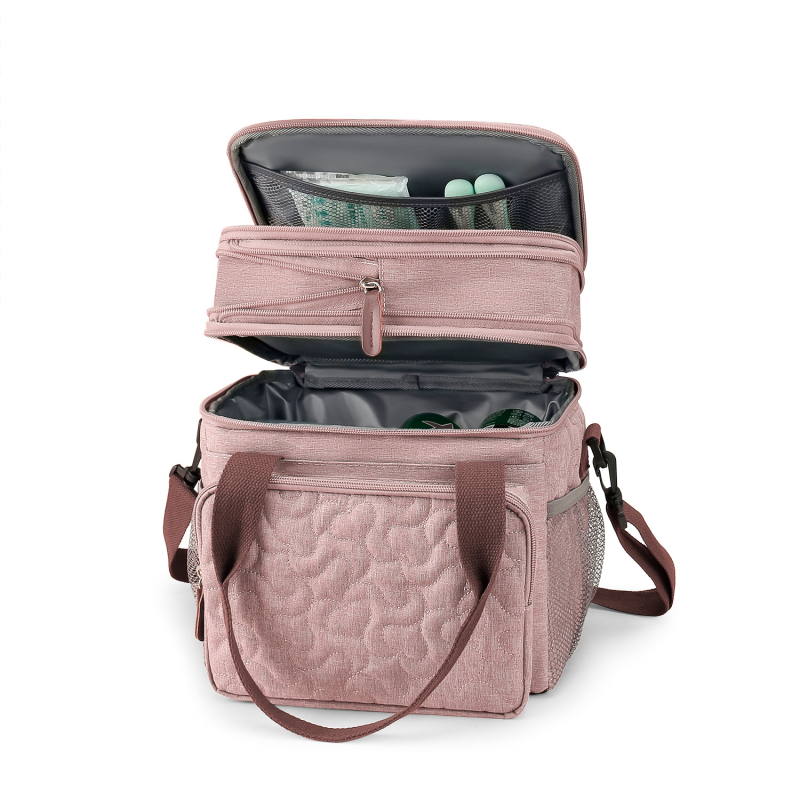 Izoliuota pietų maišas su peties diržu – didelė talpa, dviejų sluoksnių izoliacija, atspari vandeniui, PVC medžiaga