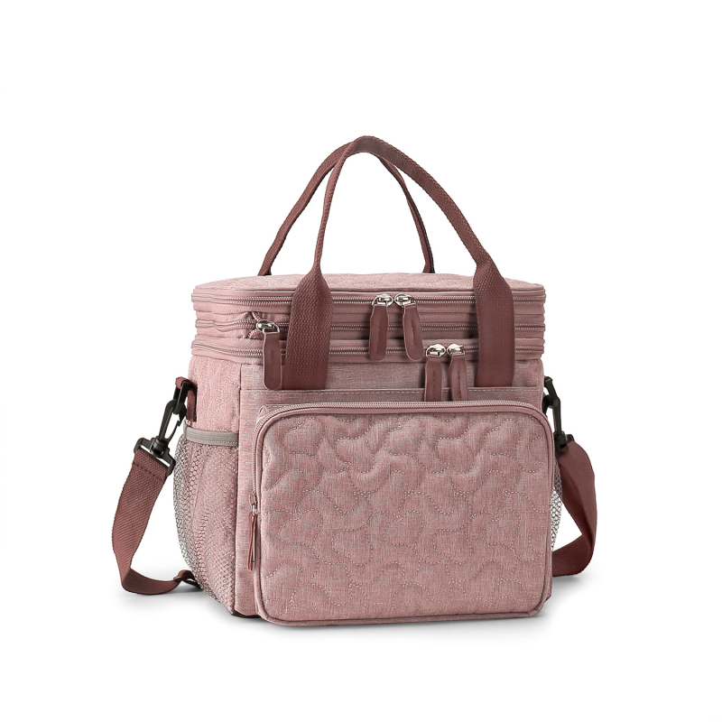 Izoliuota pietų maišas su peties diržu – didelė talpa, dviejų sluoksnių izoliacija, atspari vandeniui, PVC medžiaga