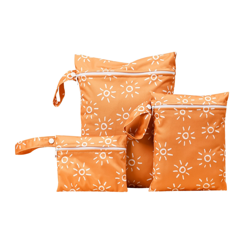 Nordic stílusú 3-darabos utazási tárolótáska szett — többfunkciós, kocka alakú, poliészter (modell SMT084)