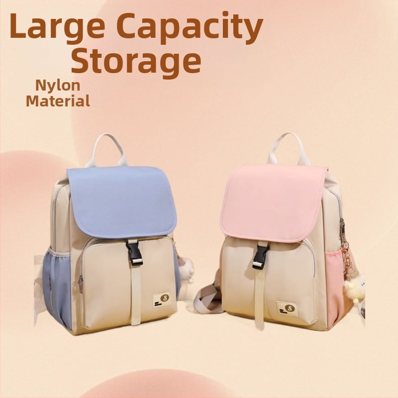 Σακίδιο μητέρων και μωρών, αστικός μινιμαλισμός, ύφασμα Oxford, μονόχρωμο σχέδιο, μόνωση, ανθεκτικότητα στη φθορά, προστασία της σπονδυλικής στήλης, ιμάντες με αεροφυσαλίδες