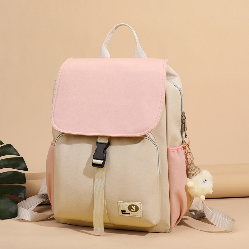 Σακίδιο μητέρων και μωρών, αστικός μινιμαλισμός, ύφασμα Oxford, μονόχρωμο σχέδιο, μόνωση, ανθεκτικότητα στη φθορά, προστασία της σπονδυλικής στήλης, ιμάντες με αεροφυσαλίδες