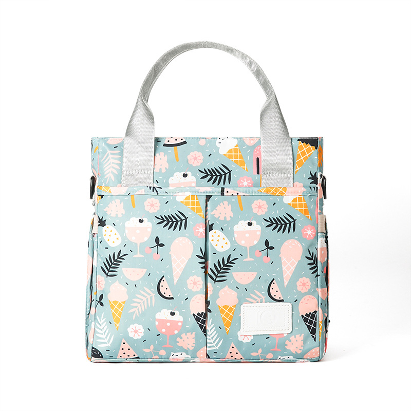 Borui Beijia Τσάντα μαμάς και μωρού – Αδιάβροχη από Oxford ύφασμα, σακίδιο με καμπύλο ιμάντα ώμου, επένδυση πολυεστέρα