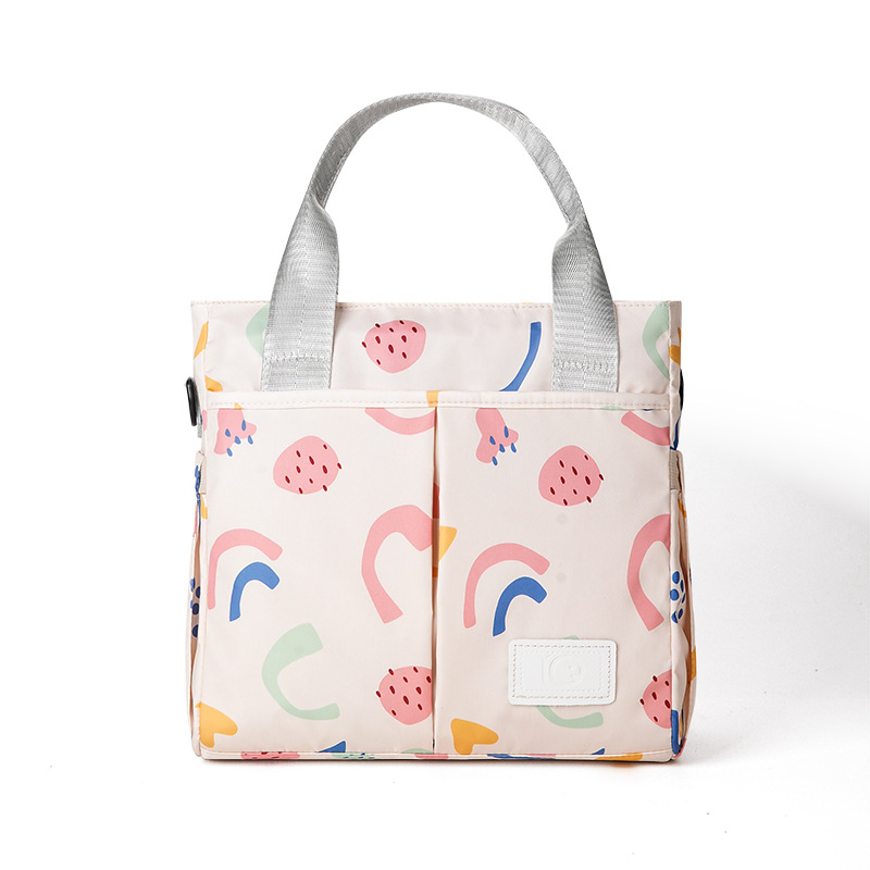 Borui Beijia Τσάντα μαμάς και μωρού – Αδιάβροχη από Oxford ύφασμα, σακίδιο με καμπύλο ιμάντα ώμου, επένδυση πολυεστέρα