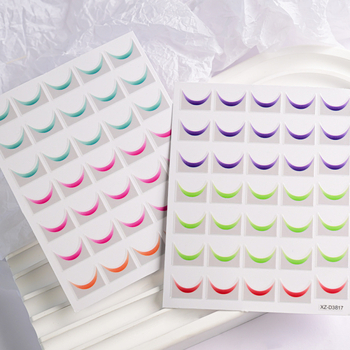 Σετ αυτοκόλλήτων νυχιών σε γαλλικού μανικιού στυλ – επίπεδα, λεπτά και ανθεκτικά με αδιάβροχη κόλλα-βάση; μάρκα Beautiful Area; μοτίβο 22012400734.