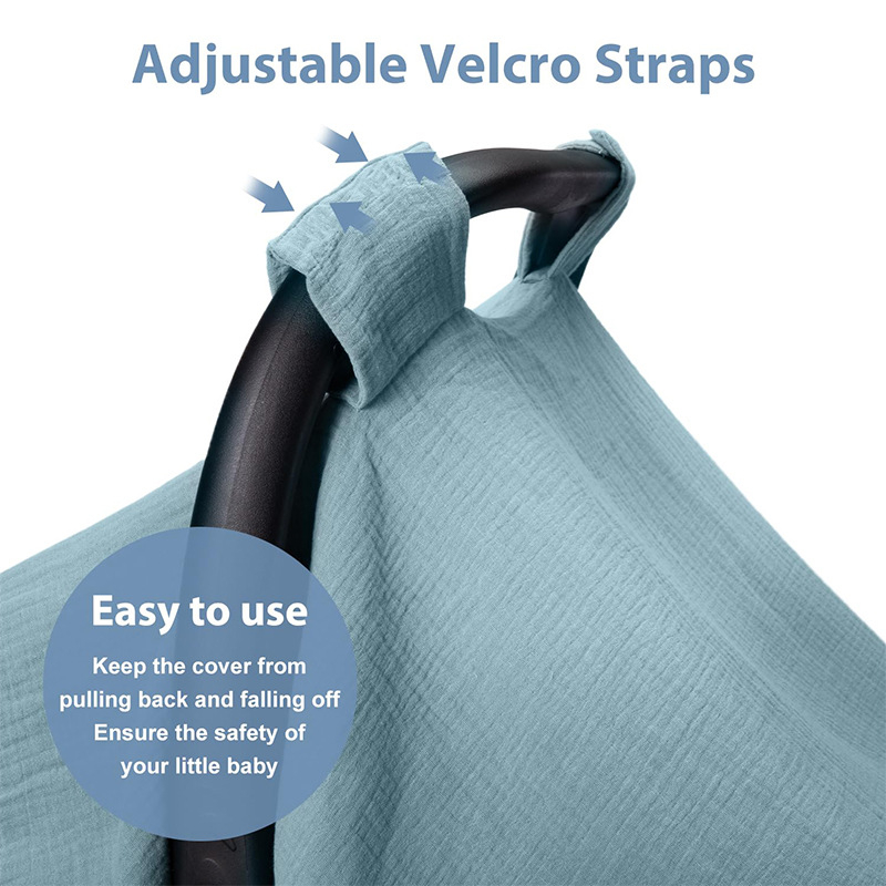 Naujagimių vežimėlio uždangalas, vėju atsparus, 100% medvilna, paprastas stilius, pavasaris 2024 (Medžiaga: 100% medvilnė; Stilius: paprastas; Sezona: pavasaris 2024; Tinkamas amžius: naujagimiams 0–12 mėnesių; Saugos lygis: A)