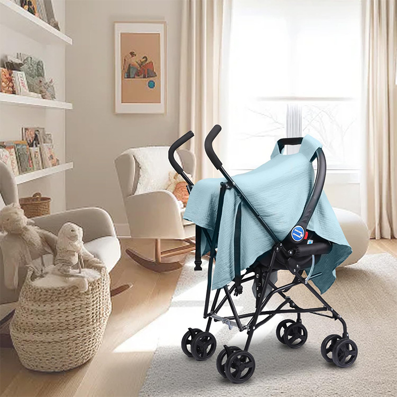 Naujagimių vežimėlio uždangalas, vėju atsparus, 100% medvilna, paprastas stilius, pavasaris 2024 (Medžiaga: 100% medvilnė; Stilius: paprastas; Sezona: pavasaris 2024; Tinkamas amžius: naujagimiams 0–12 mėnesių; Saugos lygis: A)