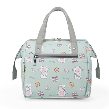 Τσάντα για μεσημεριανό από Oxford ύφασμα, αναπνεύσιμη κατασκευή, καμπύλος ιμάντας ώμου, επένδυση πολυεστέρα