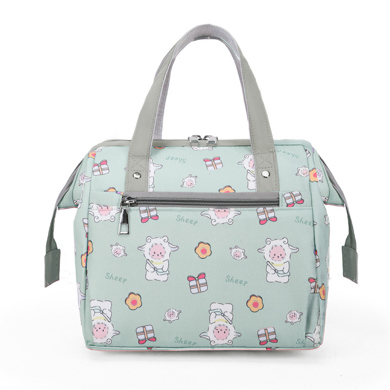 Τσάντα για μεσημεριανό από Oxford ύφασμα, αναπνεύσιμη κατασκευή, καμπύλος ιμάντας ώμου, επένδυση πολυεστέρα