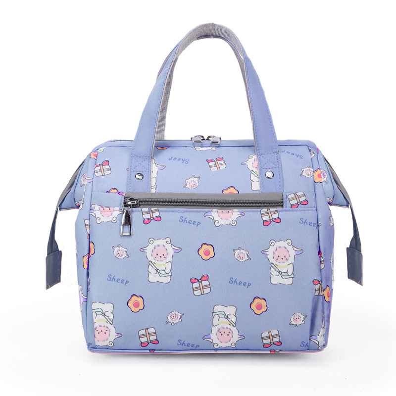 Τσάντα για μεσημεριανό από Oxford ύφασμα, αναπνεύσιμη κατασκευή, καμπύλος ιμάντας ώμου, επένδυση πολυεστέρα