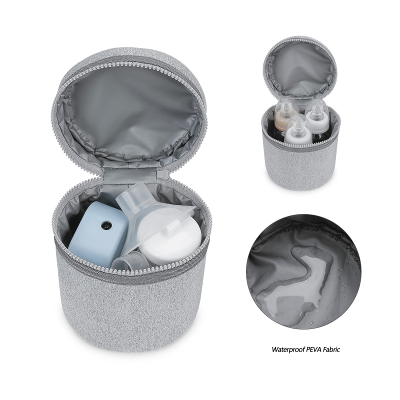 Neopreninė buteliukų ir krūtų pompos kelioninė rankinė su šilumine izoliacija, nešiojama