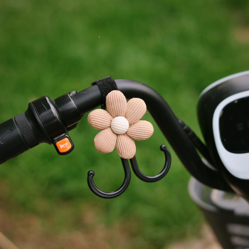 Kuka za kolica i upravljač — karikatura-stil smolna unutarnja skladišna kuka, univerzalna kuka za kolica, bicikle i električne bicikle