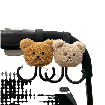 Kuka za kolica i upravljač — karikatura-stil smolna unutarnja skladišna kuka, univerzalna kuka za kolica, bicikle i električne bicikle