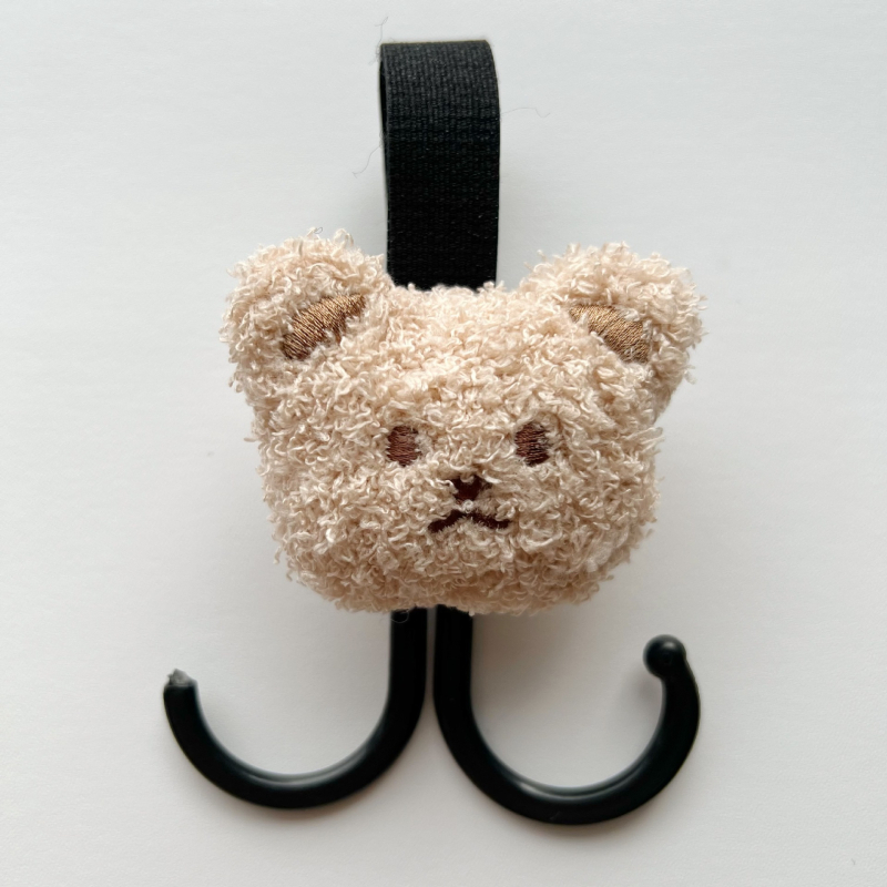 Kuka za kolica i upravljač — karikatura-stil smolna unutarnja skladišna kuka, univerzalna kuka za kolica, bicikle i električne bicikle