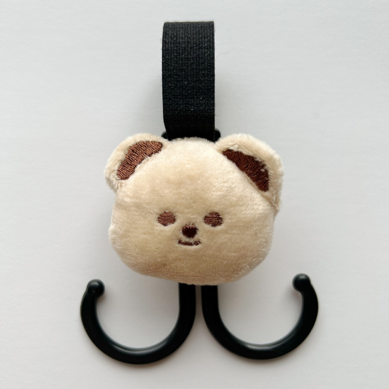 Kuka za kolica i upravljač — karikatura-stil smolna unutarnja skladišna kuka, univerzalna kuka za kolica, bicikle i električne bicikle