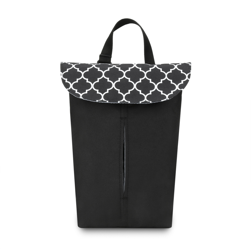 Pelenkák tárolására szolgáló táska – kézitáska formájú, poliészter anyag, többfunkciós, utazáshoz