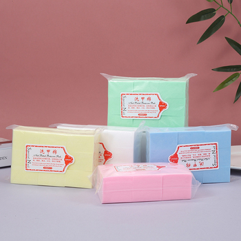 Μαντηλάκια βαμβακιού για αφαίρεση βερνικιού νυχιών, παχύτερα, χωρίς ίνες, μιας χρήσης (1000 τεμάχια; παχύτερα; χωρίς ίνες; για αφαίρεση)