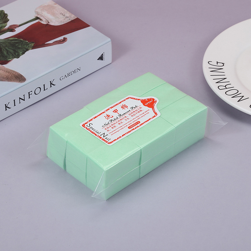 Μαντηλάκια βαμβακιού για αφαίρεση βερνικιού νυχιών, παχύτερα, χωρίς ίνες, μιας χρήσης (1000 τεμάχια; παχύτερα; χωρίς ίνες; για αφαίρεση)