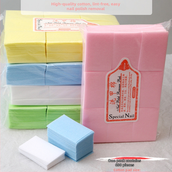 Φύλλα βαμβακιού για αφαίρεση βερνικιού νυχιών – Golden Pure Color, μονή συσκευασία