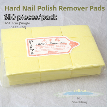 Φύλλα βαμβακιού για αφαίρεση βερνικιού νυχιών – Golden Pure Color, μονή συσκευασία