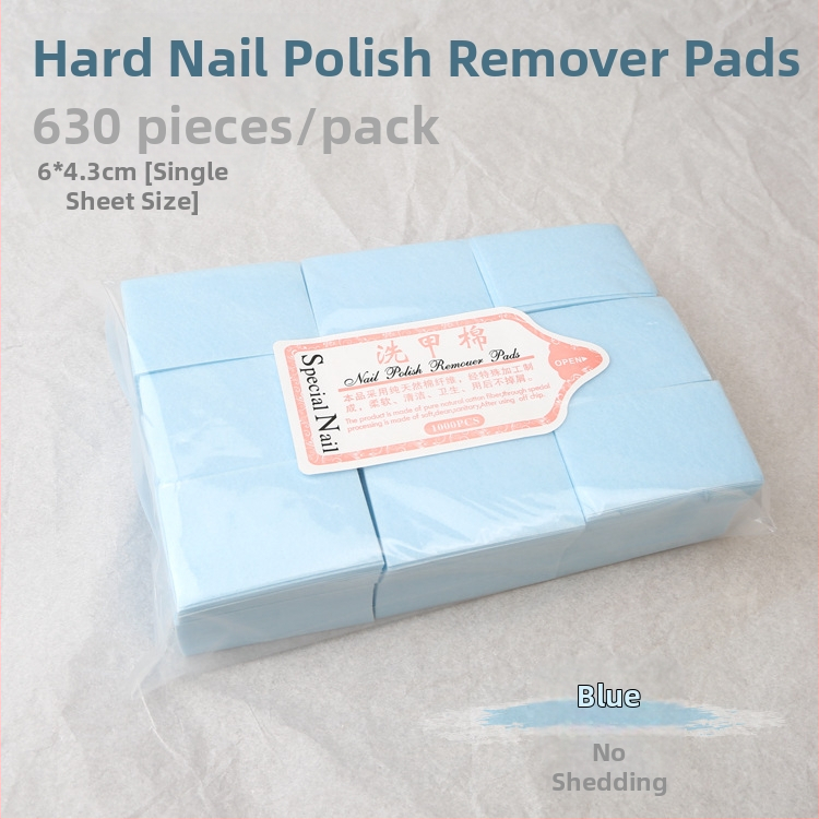 Φύλλα βαμβακιού για αφαίρεση βερνικιού νυχιών – Golden Pure Color, μονή συσκευασία