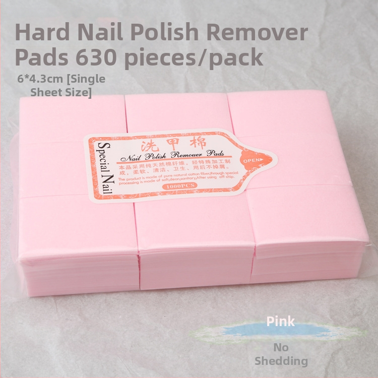 Φύλλα βαμβακιού για αφαίρεση βερνικιού νυχιών – Golden Pure Color, μονή συσκευασία