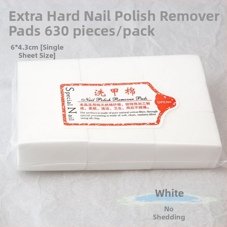 Φύλλα βαμβακιού για αφαίρεση βερνικιού νυχιών – Golden Pure Color, μονή συσκευασία