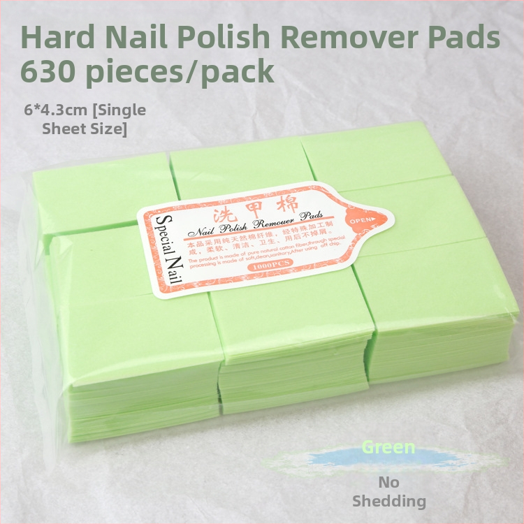 Φύλλα βαμβακιού για αφαίρεση βερνικιού νυχιών – Golden Pure Color, μονή συσκευασία