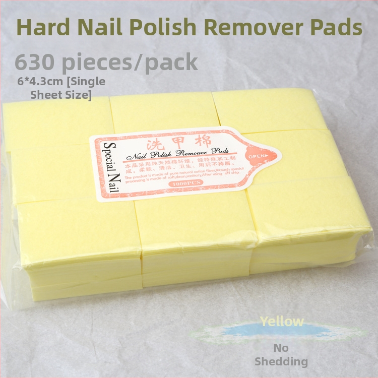 Φύλλα βαμβακιού για αφαίρεση βερνικιού νυχιών – Golden Pure Color, μονή συσκευασία