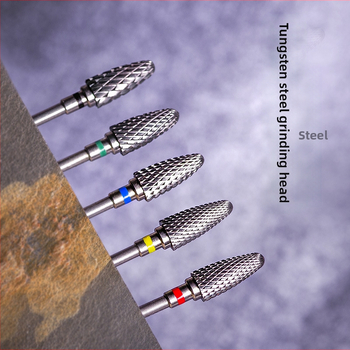 Κεφαλή λείανσης νυχιών από βολφράμιο ατσάλι, ανοξείδωτος χάλυβας, μη θερμαινόμενη, για αφαίρεση και σχήμα νυχιών