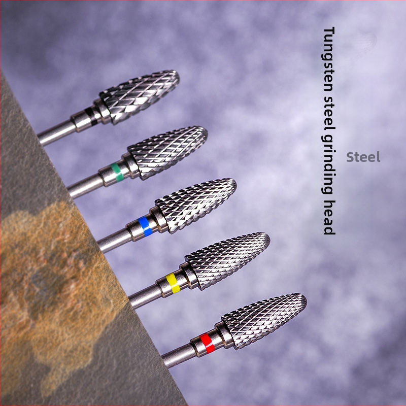 Κεφαλή λείανσης νυχιών από βολφράμιο ατσάλι, ανοξείδωτος χάλυβας, μη θερμαινόμενη, για αφαίρεση και σχήμα νυχιών