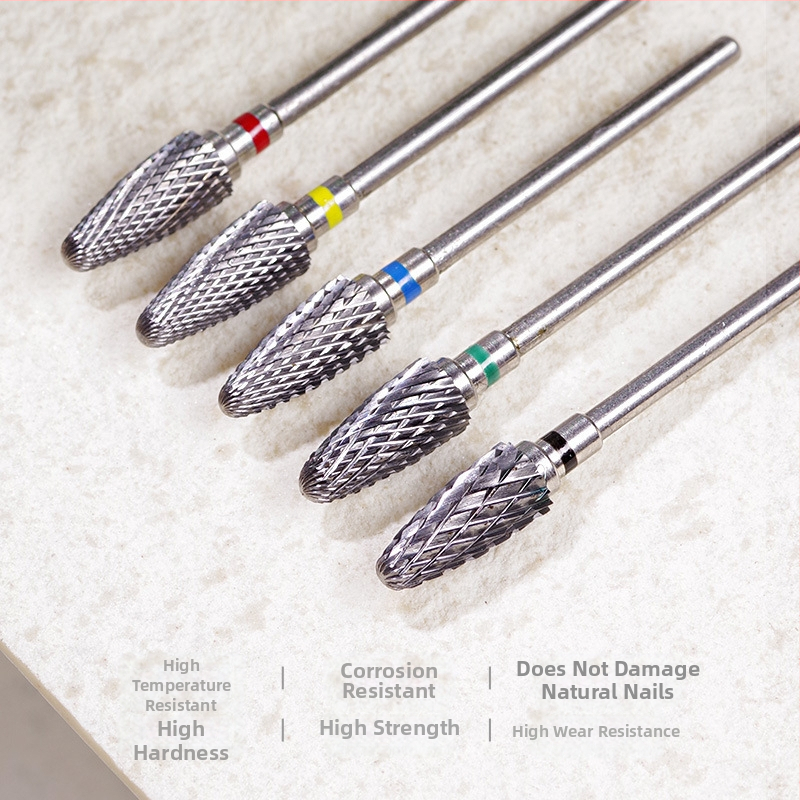 Κεφαλή λείανσης νυχιών από βολφράμιο ατσάλι, ανοξείδωτος χάλυβας, μη θερμαινόμενη, για αφαίρεση και σχήμα νυχιών