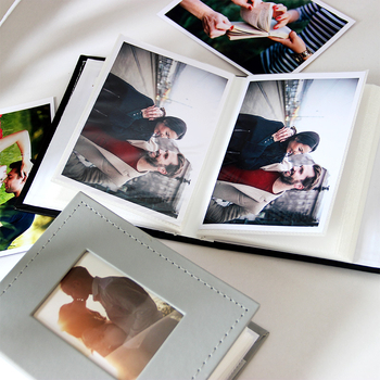 Фотоалбум с PU кожа, разделяеми страници, лепено подвързване, 50 страници, сватбен спомен